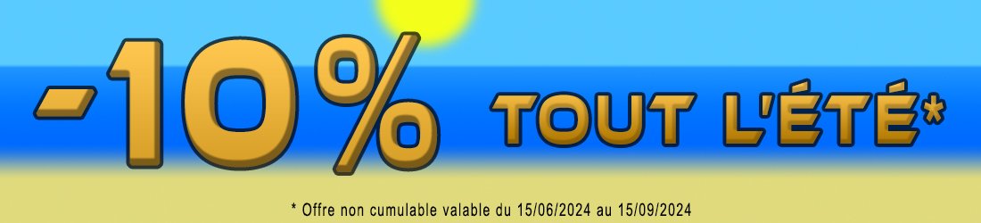 10% de remise tout l'été